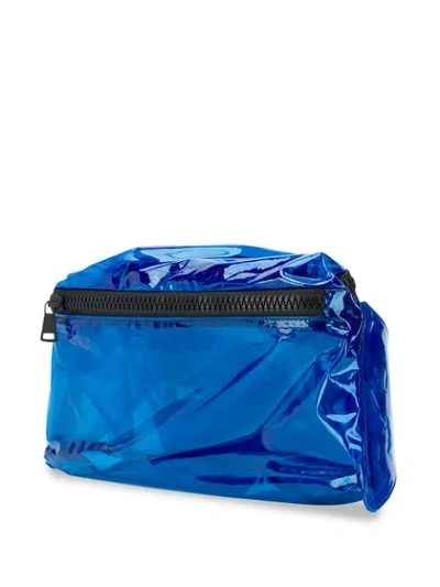 Shop N°21 Zipped Belt Bag In Blue