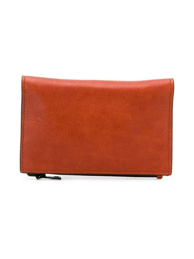 Shop Marni Flap Wallet Crossbody Bag In Brown