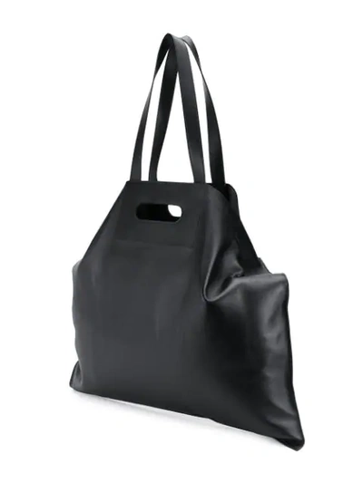 Shop Alexander Mcqueen 'manta' Shopper In Black