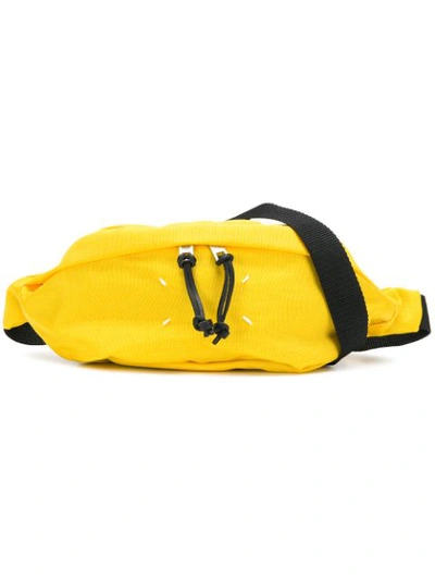 Shop Maison Margiela Signature Stitch Belt Bag - Yellow