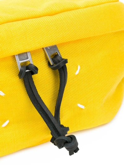 Shop Maison Margiela Signature Stitch Belt Bag - Yellow