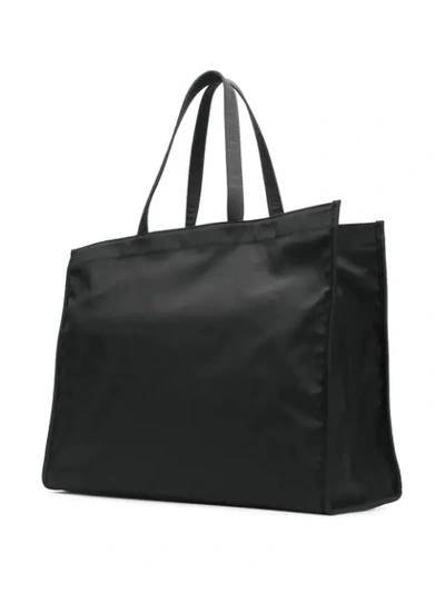 Shop Balenciaga Rhino Print Market Shopper In Black