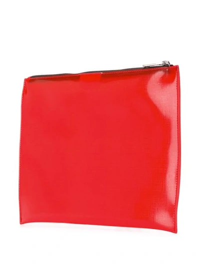 GIVENCHY PVC CLUTCH - 红色