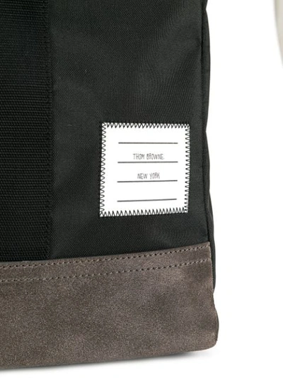 尼龙平织麂皮手提袋
