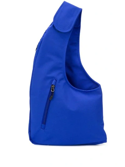 Shop Junya Watanabe Hobo Shoulder Bag In Blue