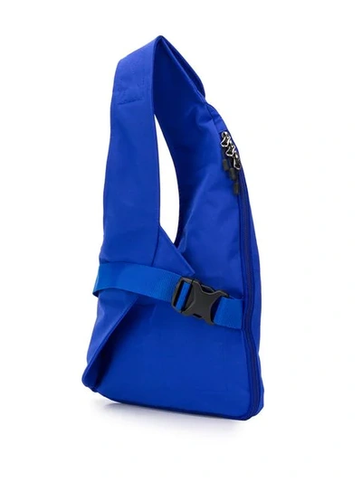 Shop Junya Watanabe Hobo Shoulder Bag In Blue