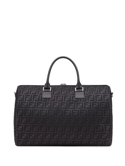 Shop Fendi Large Logo-embossed Travel Bag - Schwarz In Black