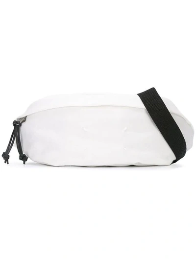 Shop Maison Margiela Bumbag Belt Bag In White