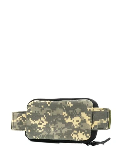 Shop Diesel Rubber Case Belt Bag In Green