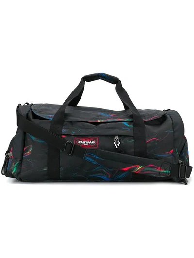 Shop Marcelo Burlon County Of Milan Branded Holdall In Black