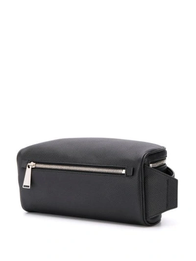 Shop Bottega Veneta Borsa Marco Polo Belt Bag In Black