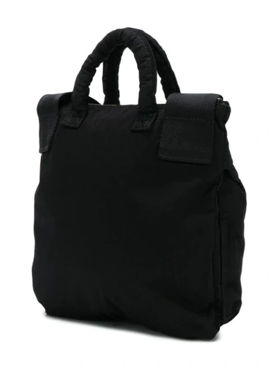 Shop Digawel Double Pockets Shoulder Bag - Black