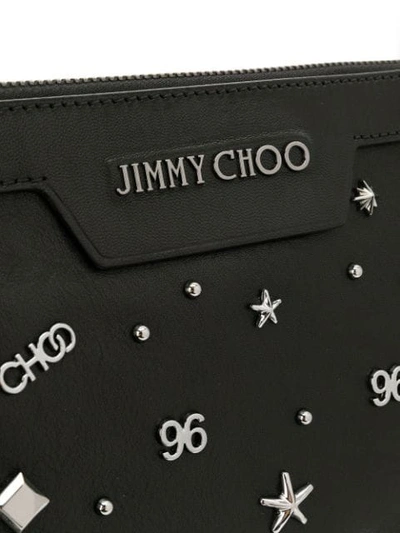 JIMMY CHOO DEREK CLUTCH - 黑色