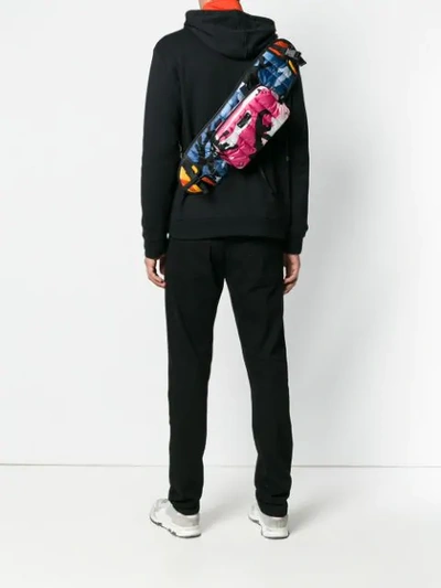 Shop Valentino Garavani Camoushuffle Skateboard Holder In Multicolour