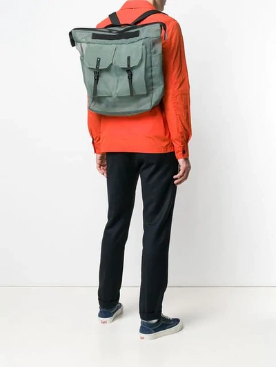 Shop Ally Capellino Frank Sheer Backpack In Green