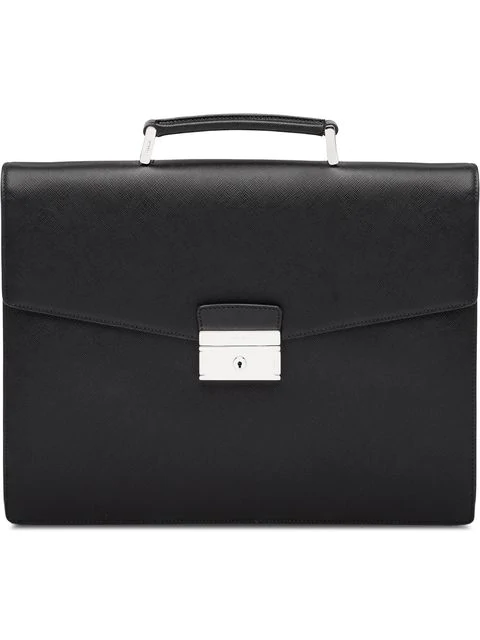 prada saffiano briefcase