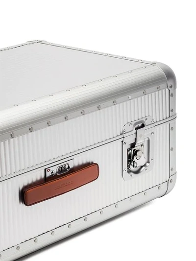 Shop Fpm - Fabbrica Pelletterie Milano Bank Spinner 84 Aluminium Suitcase In Metallic