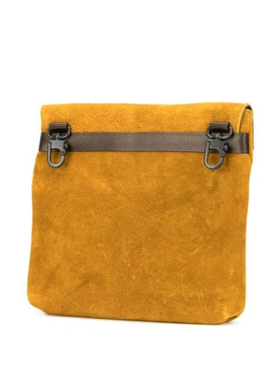 Shop As2ov Flat Shoulder Bag In Brown