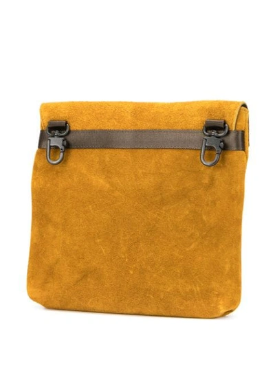 As2ov Flat Shoulder Bag In Brown