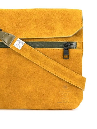 As2ov Flat Shoulder Bag In Brown