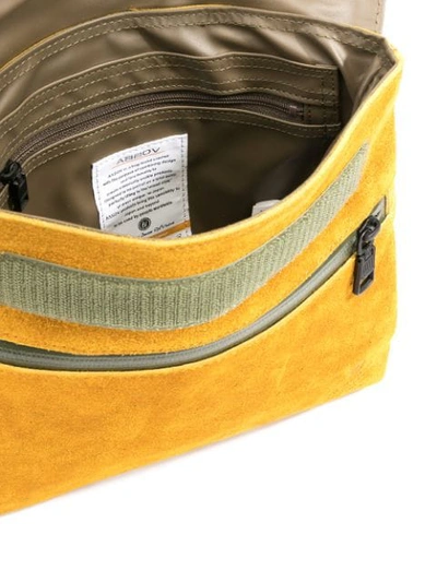 As2ov Flat Shoulder Bag In Brown