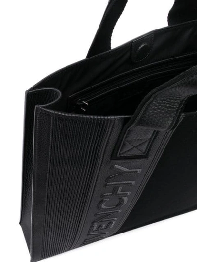 Shop Givenchy Logo Tote Bag - Black
