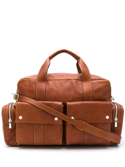 Shop Brunello Cucinelli Weekend Bag In Brown