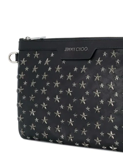 Shop Jimmy Choo Derek Clutch Bag In Black