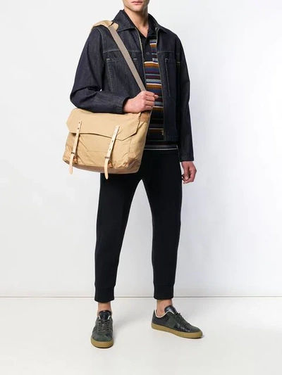 Shop Ally Capellino Jeremy Messenger Bag In Neutrals