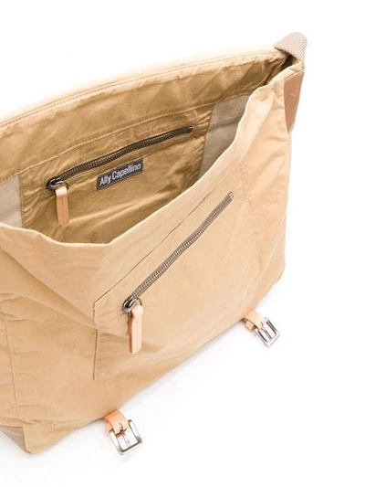 Shop Ally Capellino Jeremy Messenger Bag In Neutrals