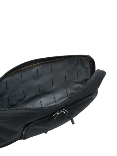 Shop Junya Watanabe Zipped Belt Bag In Black