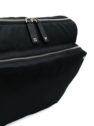 Shop Valentino Garavani Vltn Shoulder Bag In Black