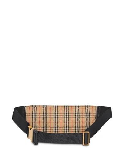 Shop Burberry The Large 1983 Check Link Bum Bag In Black