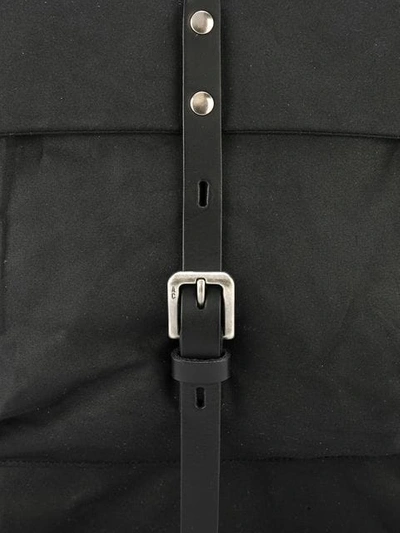Shop Ally Capellino Buckle Front Backpack In Black