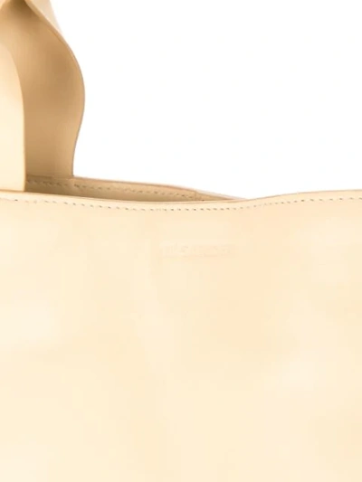 Shop Jil Sander Oversized Tote Bag In Neutrals