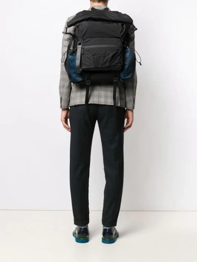 Shop Bottega Veneta Fold-top Backpack In Black