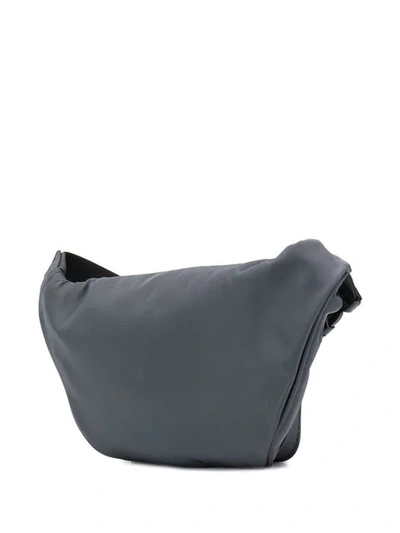 Shop Balenciaga Explorer Belt Bag In Grey