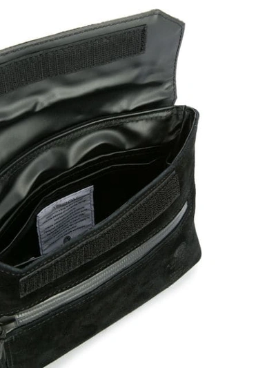 As2ov Flap Shoulder Bag In Black