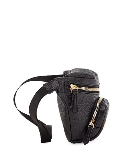 Shop Fendi Bag Bugs Motif Belt Bag In Black