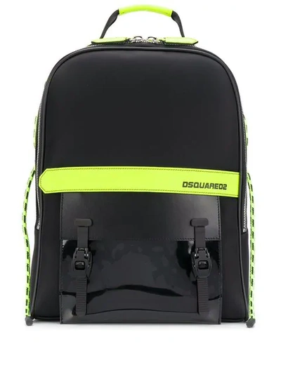 DSQUARED2 LOGO BACKPACK - 黑色