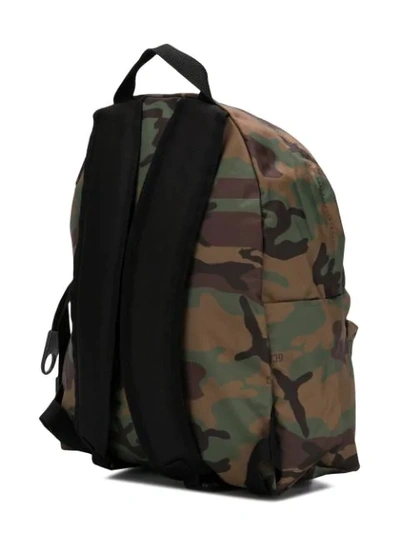 Shop Gcds Logo Camo Backpack In Green