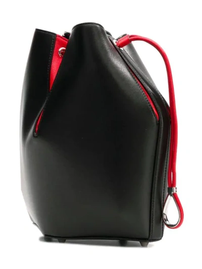 Shop Alexander Mcqueen Chain Detail Shoulder Bag In Black