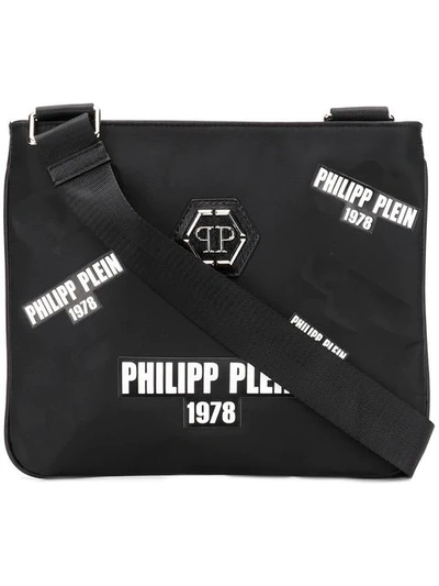 Shop Philipp Plein 1978 Messenger Bag In Black