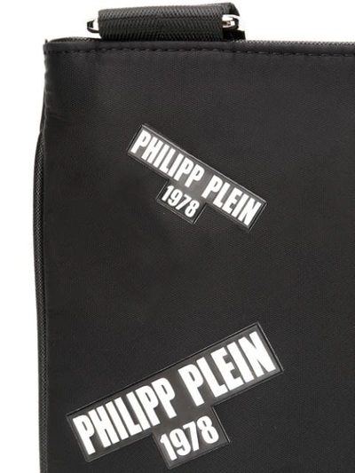 Shop Philipp Plein 1978 Messenger Bag In Black