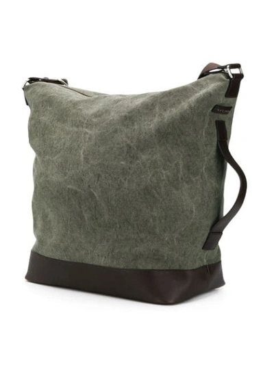 Shop Orciani Large Shoulder Bag In Green