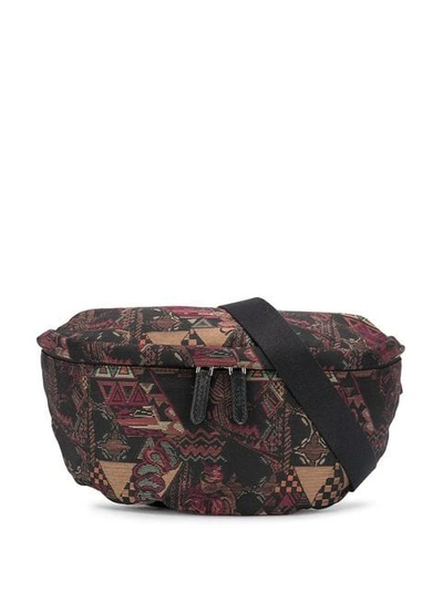 Shop Etro Multi-patterned Belt Bag - Black