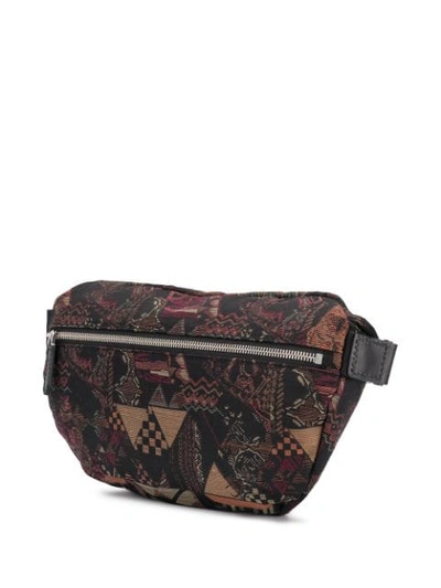 Shop Etro Multi-patterned Belt Bag - Black