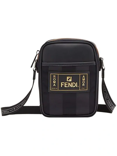 Shop Fendi Small Cross Body Bag In Black