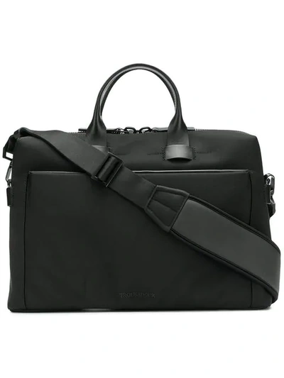 Shop Troubadour Pathfinder Slim Briefcase In Black