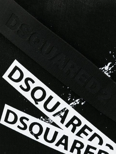 Shop Dsquared2 Printed Holdall In Black